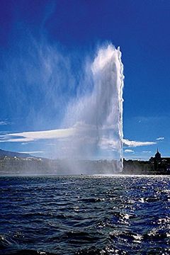 portada Jet D'eau Fountain Geneva Switzerland Journal: 150 Page Lined Not 