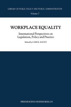 portada Workplace Equality: International Perspectives on Legislation, Policy and Practice (in English)