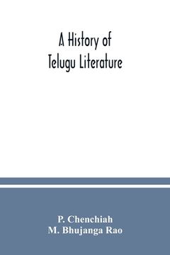 portada A history of Telugu literature (en Inglés)