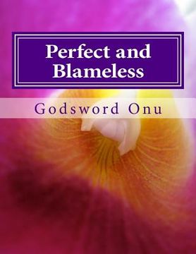 portada Perfect and Blameless: Being Without Spot, Wrinkle, or Blemish