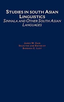 portada Studies in South Asian Linguistics: Sinhala and Other South Asian Languages (in English)