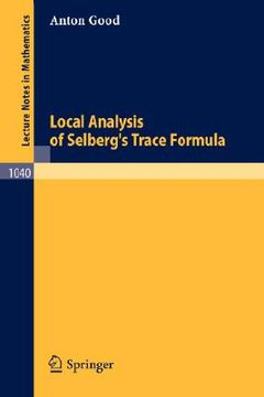 portada local analysis of selberg's trace formula (in English)