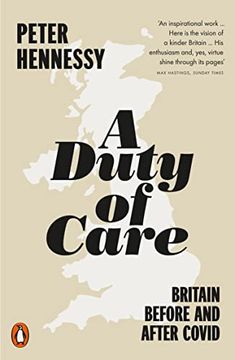 portada A Duty of Care: Britain Before and After Covid (in English)