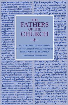 portada On Difficulties in Sacred Scripture: The Responses to Thalassios (en Inglés)