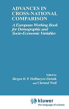 portada Advances in Cross-National Comparison: A European Working Book for Demographic and Socio-Economic Variables (en Inglés)