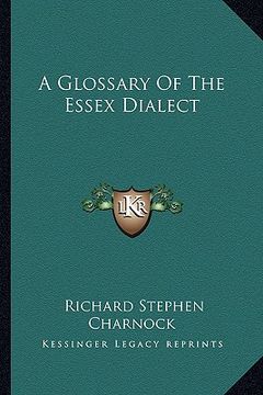 portada a glossary of the essex dialect