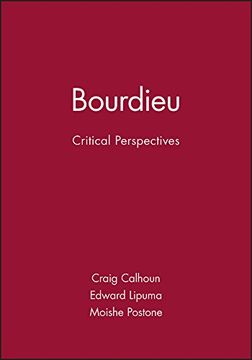 portada Bourdieu: Critical Perspectives (en Inglés)