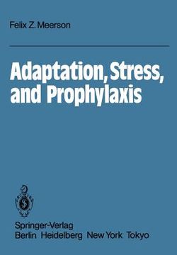 portada adaptation, stress, and prophylaxis (en Inglés)