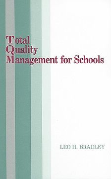 portada total quality management for schools (en Inglés)