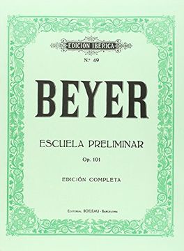portada Escuela Preliminar Op. 101. (Edic. Compl). (Piano). (Ref: Ei0049)