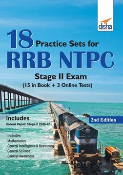portada 18 Practice Sets for RRB NTPC Stage II Exam (15 in Book + 5 Online Tests) 2nd Edition (in English)