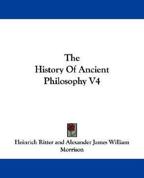 portada the history of ancient philosophy v4 (en Inglés)