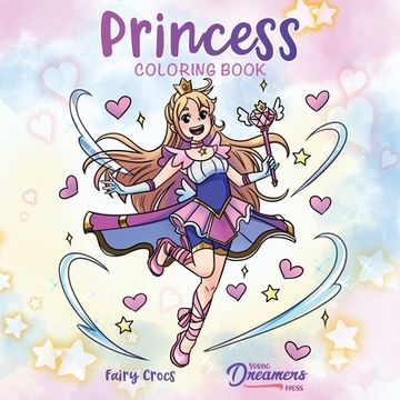 portada Princess Coloring Book: For Kids Ages 4-8, 9-12 (en Inglés)