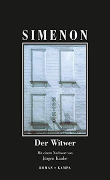 portada Der Witwer (Georges Simenon: Die Großen Romane) (en Alemán)