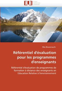 portada Referentiel D'Evaluation Pour Les Programmes D'Enseignants