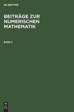 portada Beiträge zur Numerischen Mathematik 2. 