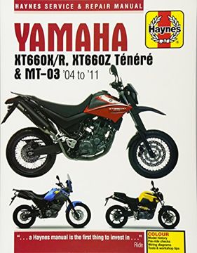 portada Yamaha XT660 & MT-03 Service and Repair Manual 2004-2011