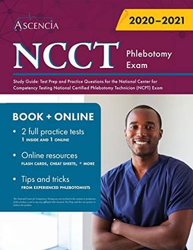 portada Ncct Phlebotomy Exam Study Guide: Test Prep and Practice Questions for the National Center for Competency Testing National Certified Phlebotomy Technician (Ncpt) Exam (en Inglés)