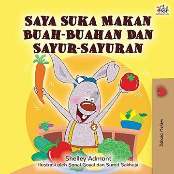 portada I Love to eat Fruits and Vegetables (Malay Bedtime Collection) (en Malayo)
