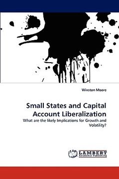 portada small states and capital account liberalization (en Inglés)