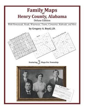 portada Family Maps of Henry County, Alabama, Deluxe Edition (en Inglés)