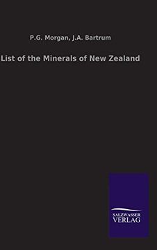 portada List of the Minerals of new Zealand (en Inglés)