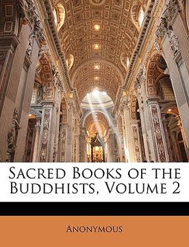 portada sacred books of the buddhists, volume 2 (en Inglés)
