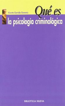 portada Qué es la Psicología Criminológica (in Spanish)