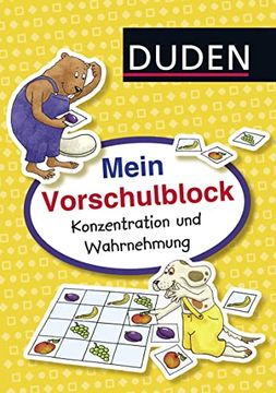 portada Mein Vorschulblock: Konzentration und Wahrnehmung (in German)