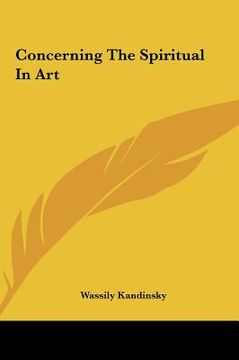 portada concerning the spiritual in art (in English)