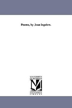 portada poems, by jean ingelow. (en Inglés)