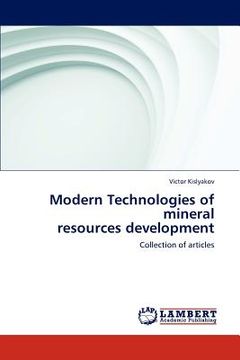 portada modern technologies of mineral resources development