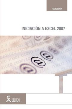 portada Iniciación a Excel 2007 (Tecnología)