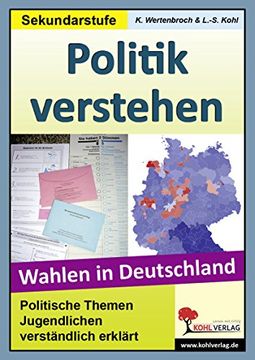 portada Politik verstehen / Wahlen in Deutschland (en Alemán)