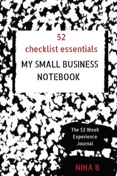 portada 52 Checklist Essentials My Small Business Notebook (in English)