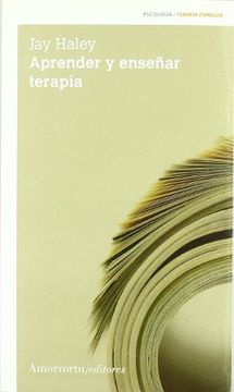 portada Aprender y enseñar terapia (Paperback) (in Spanish)