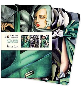 portada Tamara de Lempicka set of 3 Midi Notebooks (Midi Notebook Collections) (in English)