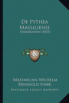 portada de pythea massiliensi: dissertation (1835)