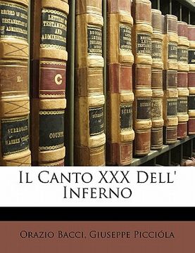 portada Il Canto XXX Dell' Inferno (in Italian)