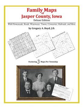 portada Family Maps of Jasper County, Iowa (en Inglés)