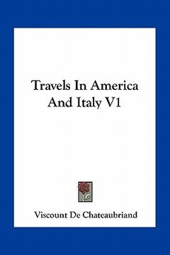 portada travels in america and italy v1