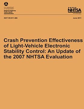 portada Crash Prevention Effectiveness of Light-Vehicle Electronic Stability Control: An Update of the 2007 Nhtsa Evaluation (NHTSA Technical Report DOT HS 811 486)