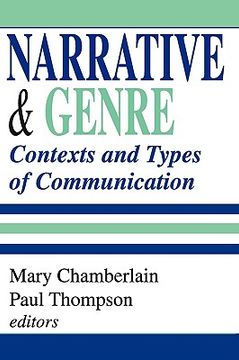 portada narrative and genre: contexts and types of communication