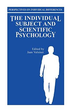 portada The Individual Subject and Scientific Psychology (Perspectives on Individual Differences) 