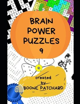 portada Brain Power Puzzles 9: Over 325 Crosswords, Word Searches, Pictograms, Sudoku, Anagrams, Cryptograms, Math Puzzles, and more (in English)