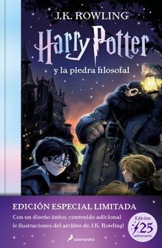 portada Harry Potter y la piedra filosofal (edición especial limitada por el 25º aniversario)