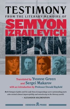 portada Testimony: from the literary memoirs of Semyon Izrailevich Lipkin (in English)