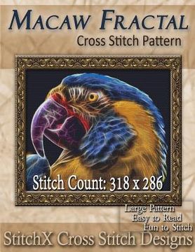 portada Macaw Fractal Cross Stitch Pattern