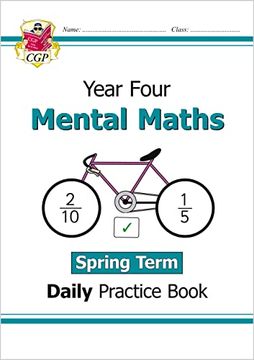 portada New ks2 Mental Maths Daily Practice Book: Year 4 - Spring Term (Cgp ks2 Maths) 