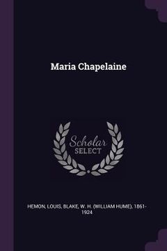 portada Maria Chapelaine (in English)